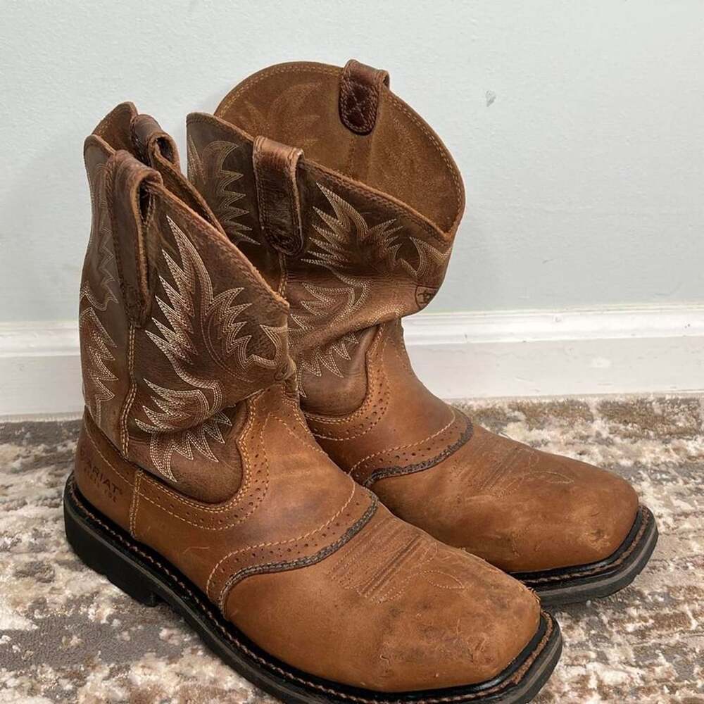 Ariat Sierra Aged Bark Steel Toe Work Boots 10010134